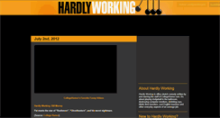 Desktop Screenshot of hardlyworking.com
